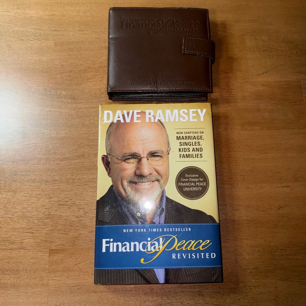 Dave Ramsey Financial Peace Revisited Hardcover Book and CD Lesson Set Bundle